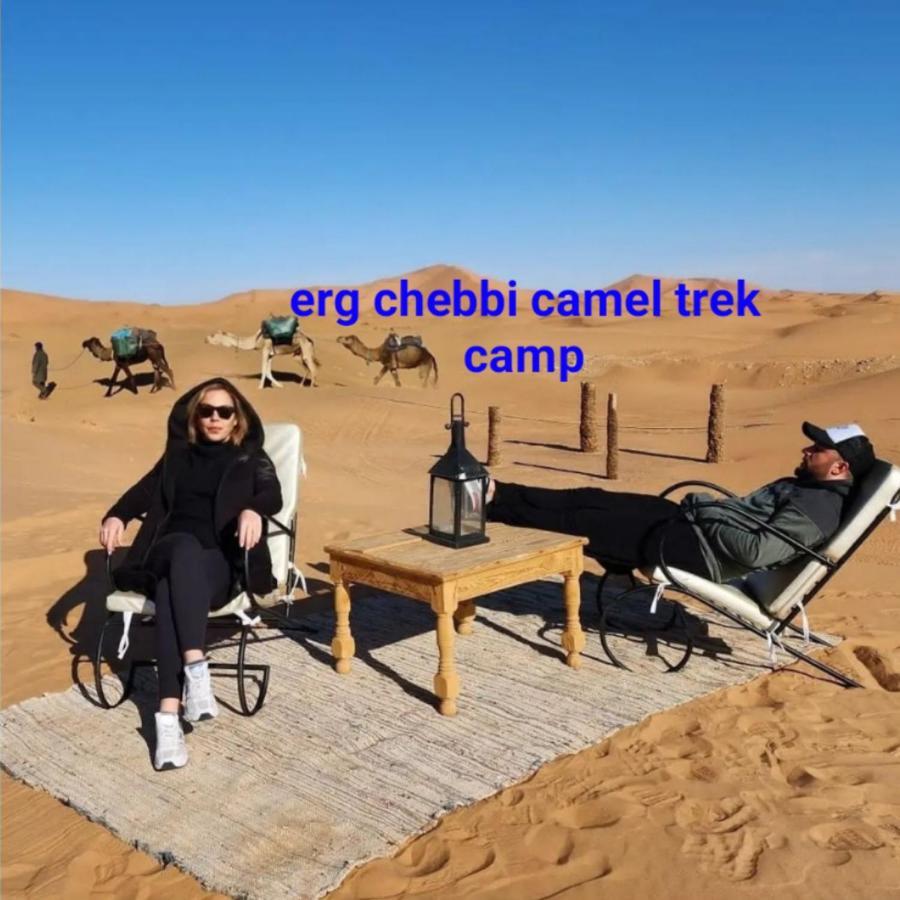 Erg Chebbi Camel Trek Camp Hotel Мерцуга Екстериор снимка